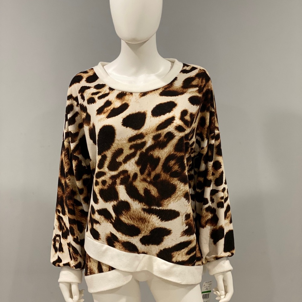 Leopard Print Blouse